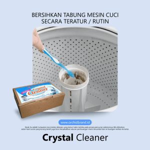 membersihkan tabung mesin cuci