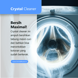 membersihkan tabung mesin cuci