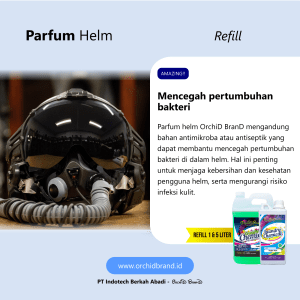 deterjen dan parfum helm