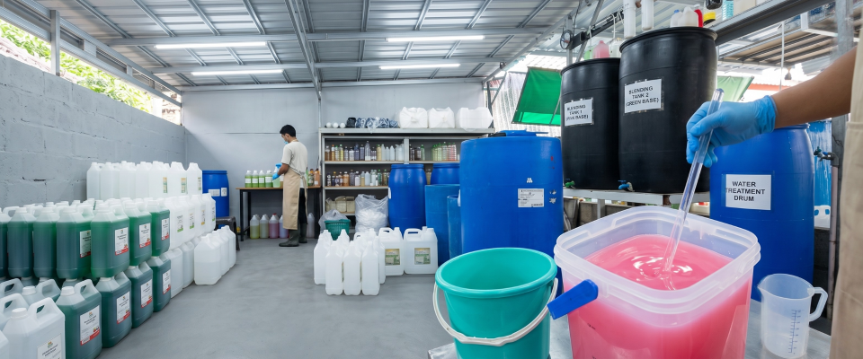 Proses Produksi Steril & Higienis Pabrik Sabun Orchid Care PT Indotech Berkah Abadi