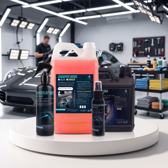 Shampoo Mobil Busa Melimpah dan Semir Ban Kinclong Wet Look Orchid Care