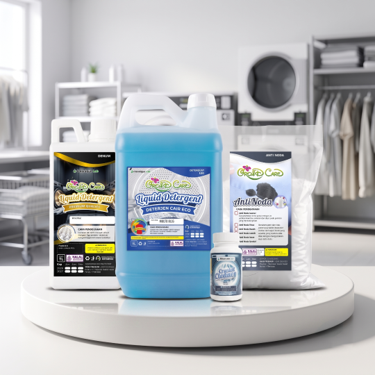 Produsen Deterjen Cair Laundry, Pelicin Setrika, dan Pelembut Pakaian Kiloan Orchid Care